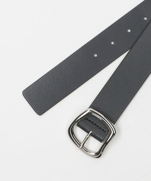 green label relaxing（グリーンレーベルリラクシング）の「ニュアンス バックル ベルト（ベルト・レディース・ブラック/ダークブラウン/ベージュ・FREE）」の10枚目の写真