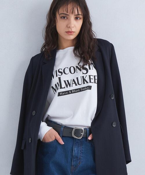 green label relaxing（グリーンレーベルリラクシング）の「ニュアンス バックル ベルト（ベルト・レディース・ブラック/ダークブラウン/ベージュ・FREE）」の13枚目の写真