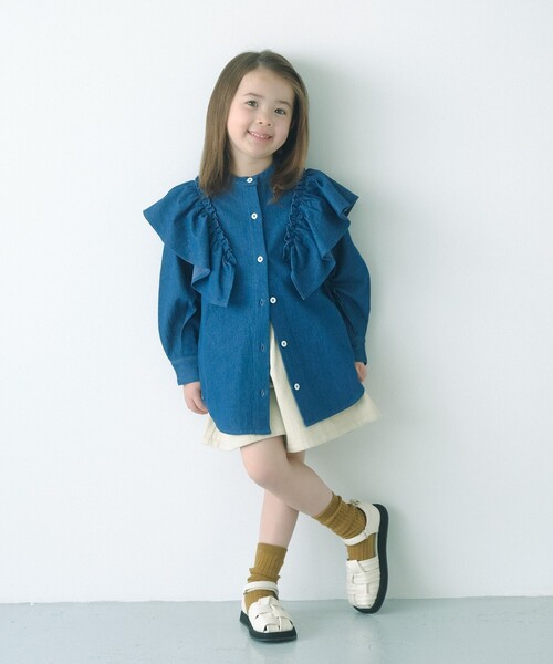 green label relaxing（グリーンレーベルリラクシング）の「TJ GLR メッシ グルカ サンダル 17cm-21cm（サンダル・キッズ・ブラック/オフホワイト/ライトブルー・17cm/18cm/21cm/20cm/19cm）」の17枚目の写真