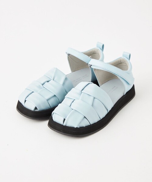 green label relaxing（グリーンレーベルリラクシング）の「TJ GLR メッシ グルカ サンダル 17cm-21cm（サンダル・キッズ・ブラック/オフホワイト/ライトブルー・17cm/18cm/21cm/20cm/19cm）」の10枚目の写真