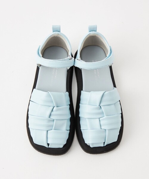 green label relaxing（グリーンレーベルリラクシング）の「TJ GLR メッシ グルカ サンダル 17cm-21cm（サンダル・キッズ・ブラック/オフホワイト/ライトブルー・17cm/18cm/21cm/20cm/19cm）」の11枚目の写真