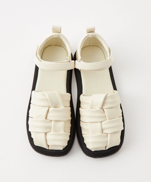 green label relaxing（グリーンレーベルリラクシング）の「TJ GLR メッシ グルカ サンダル 17cm-21cm（サンダル・キッズ・ブラック/オフホワイト/ライトブルー・17cm/18cm/21cm/20cm/19cm）」の6枚目の写真