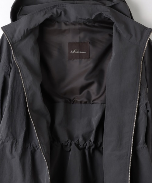 Droite lautreamont(ドロワットロートレアモン)の「ミニリップストップマウンテンパーカー≪手洗い可能≫(マウンテンパーカー・レディース・チャコールグレー/オフホワイト/イエロー・M/S)」の11枚目の写真