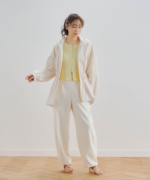 Droite lautreamont(ドロワットロートレアモン)の「ミニリップストップマウンテンパーカー≪手洗い可能≫(マウンテンパーカー・レディース・チャコールグレー/オフホワイト/イエロー・M/S)」の18枚目の写真