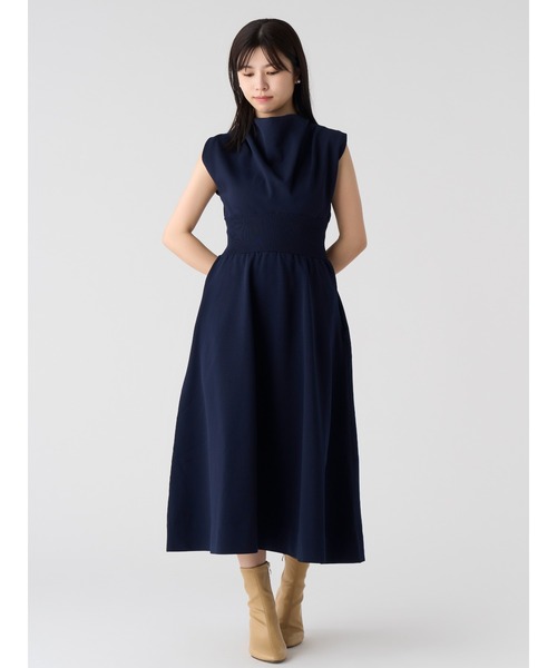 CELFORD（セルフォード）の「ドレープネックニットワンピース
