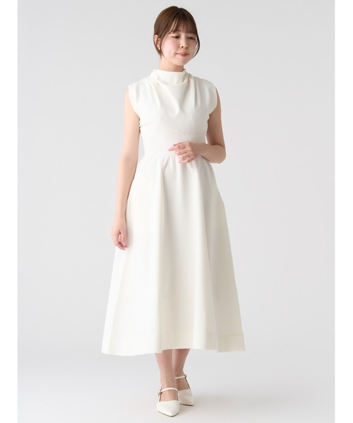 CELFORD(セルフォード)の「ドレープネックニットワンピース(ワンピース・レディース・ネイビー/ミント/アイボリー・38/36)」の20枚目の写真