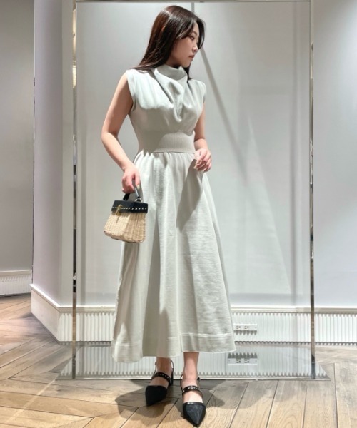 楽天市場】【SALE／30%OFF】ドレープネックニットワンピース