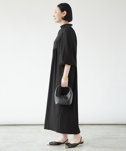 美品】ヴェルメイユパーイエナ〈日本製〉2wayバックリボンサロペット紺