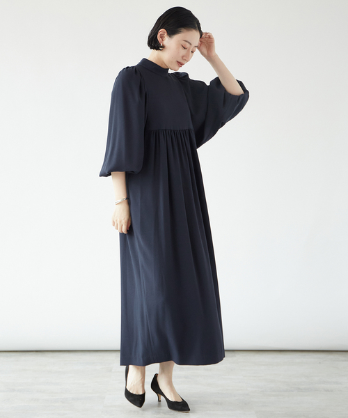 美品】ヴェルメイユパーイエナ〈日本製〉2wayバックリボンサロペット紺