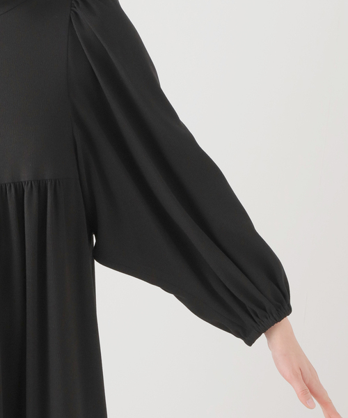 セール】《追加2》アセテートバックサテンジョーゼットワンピース