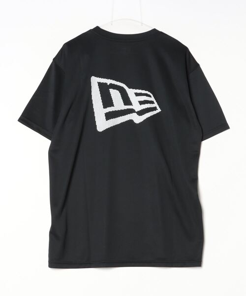 NEW ERA(ニューエラ)の「NEW ERA/ニューエラ 半袖Tシャツ UVケア 吸汗速乾 バックプリント 14121959/14121961(Tシャツ/カットソー・メンズ・ブラック/ホワイト・M/L/XL)」の3枚目の写真