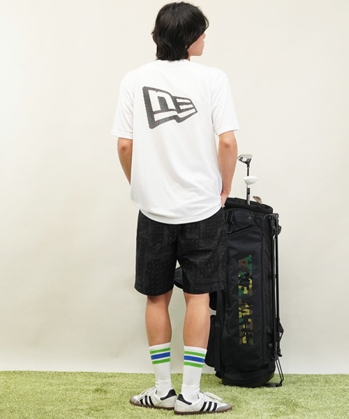 NEW ERA(ニューエラ)の「NEW ERA/ニューエラ 半袖Tシャツ UVケア 吸汗速乾 バックプリント 14121959/14121961(Tシャツ/カットソー・メンズ・ブラック/ホワイト・M/L/XL)」の12枚目の写真