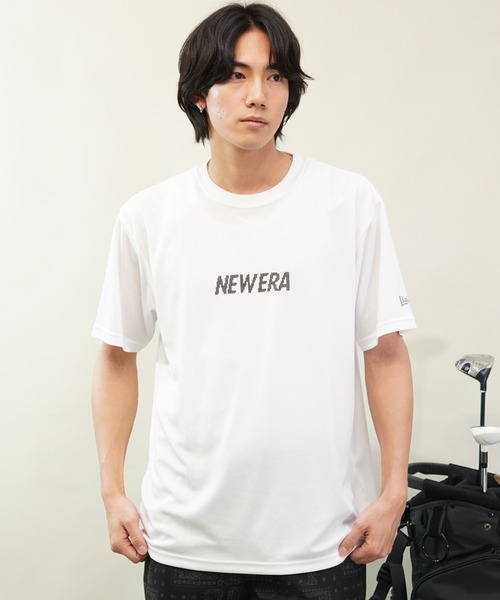 NEW ERA(ニューエラ)の「NEW ERA/ニューエラ 半袖Tシャツ UVケア 吸汗速乾 バックプリント 14121959/14121961(Tシャツ/カットソー・メンズ・ブラック/ホワイト・M/L/XL)」の4枚目の写真