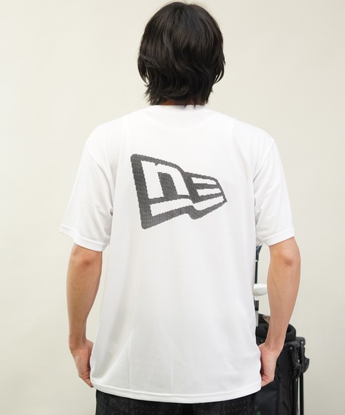 NEW ERA(ニューエラ)の「NEW ERA/ニューエラ 半袖Tシャツ UVケア 吸汗速乾 バックプリント 14121959/14121961(Tシャツ/カットソー・メンズ・ブラック/ホワイト・M/L/XL)」の6枚目の写真
