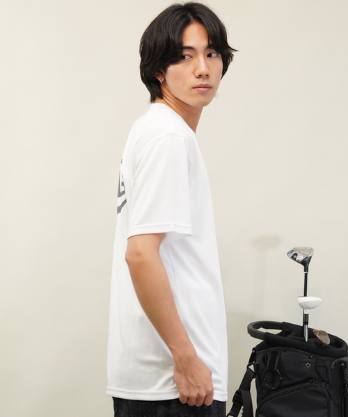 NEW ERA(ニューエラ)の「NEW ERA/ニューエラ 半袖Tシャツ UVケア 吸汗速乾 バックプリント 14121959/14121961(Tシャツ/カットソー・メンズ・ブラック/ホワイト・M/L/XL)」の7枚目の写真