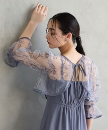 楽天市場】ローズグリッター×チュールAラインドレス【エメ
