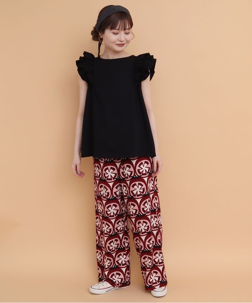 peu pres（プープレ）の「萌断トマトpr イージーPT（その他パンツ・レディース・レッド/グリーン・FREE）」の6枚目の写真