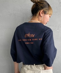 [MANHATTAN PORTAGE/マンハッタンポーテージ] 別注 ショート丈プリントTシャツ