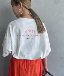 [MANHATTAN PORTAGE/マンハッタンポーテージ] 別注 ショート丈プリントTシャツ