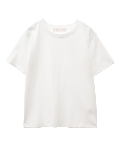 31 Sons de mode(トランテアン ソン ドゥ モード)の「Tシャツ×チュールキャミセット(Tシャツ/カットソー・レディース・オフホワイト/ブラック・36)」の8枚目の写真