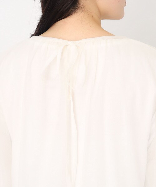 THE SHOP TK （ザ ショップ ティーケー ）の「◆【2点SETアイテム】チュール＆ロゴロンTプルオーバー（その他トップス・レディース・アイボリー/ブラック・12/13）」の7枚目の写真