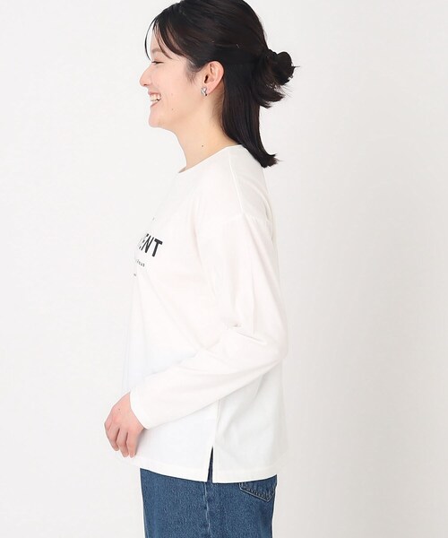 THE SHOP TK （ザ ショップ ティーケー ）の「◆【2点SETアイテム】チュール＆ロゴロンTプルオーバー（その他トップス・レディース・アイボリー/ブラック・12/13）」の11枚目の写真