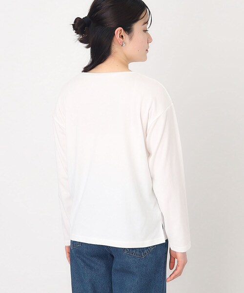 THE SHOP TK （ザ ショップ ティーケー ）の「◆【2点SETアイテム】チュール＆ロゴロンTプルオーバー（その他トップス・レディース・アイボリー/ブラック・12/13）」の12枚目の写真