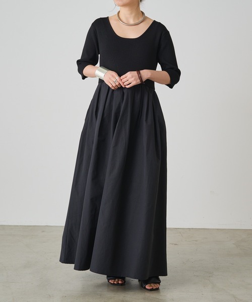 ドッキングフレアワンピース／omekashi 【公式通販】