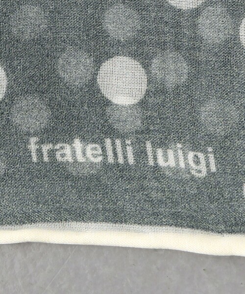 Fratelli Luigi（フラテッリルイージ）の「＜FRATELLI LUIGI＞ シフォン ドット チーフ（ポケットチーフ・メンズ・グレー/ネイビー/ブラウン・FREE）」の8枚目の写真