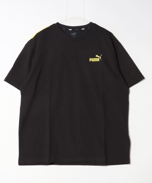 PUMA(プーマ)の「プーマ PUMA PUMA POWER MX SS Tシャツ_(Tシャツ/カットソー・メンズ・ブラック/ホワイト/ベージュ/ブラック×イエロー・S/M/L/LL/3L)」の1枚目の写真