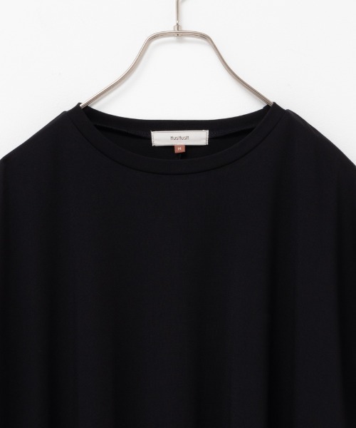 HusHusH(ハッシュアッシュ)の「HusHusH ハッシュアッシュ ドルマンチュニックプルオーバー(Tシャツ/カットソー・レディース・グレイッシュベージュ/サックスブルー/ブラック/チャコールグレー・L/M/S)」の15枚目の写真