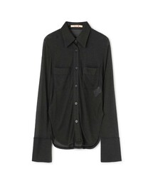 シルクジャージーシャツカットソー