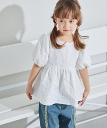 pairmanon | バックリボン ジャガード花柄ブラウス(シャツ/ブラウス)