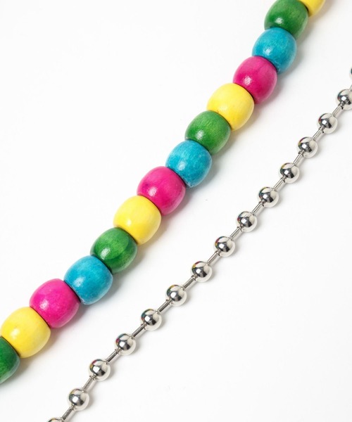 niko and...(ニコアンド)の「オリジナルマクラメビーズチェンジショルダーバッグ(ショルダーバッグ・レディース・アイボリー/ブラック・0)」の14枚目の写真