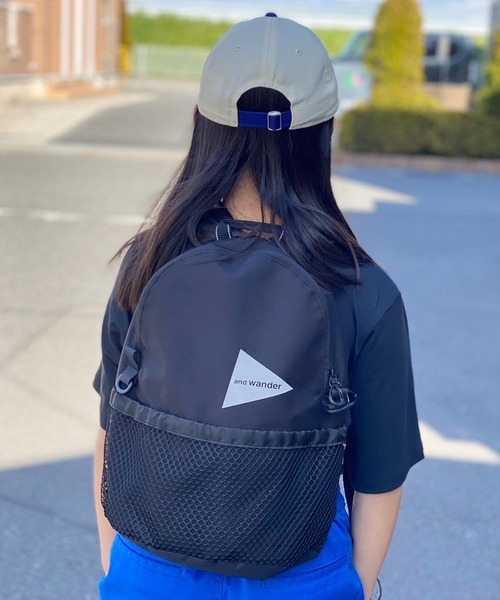 and wander アンドワンダー　ブラック リュック　バックパック BACKPACK mountain and city | and wander ONLINE STORE