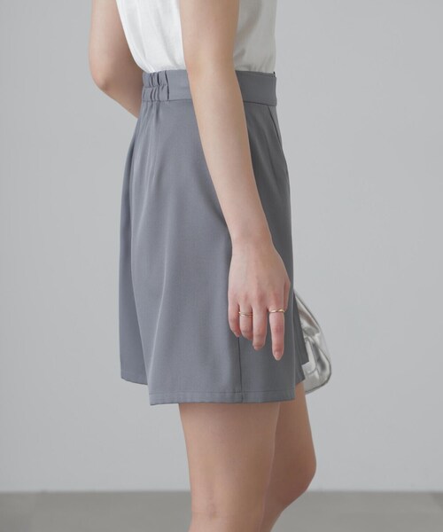 FREE'S MART（フリーズマート）の「◆サイドリボンラップスカートパンツ（スカート・レディース・ブラック/グレー/ベージュ・SMALL/MEDIUM）」の7枚目の写真
