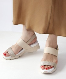 Fin | グリッタースポーツサンダル【低反発スポンジ入り】(サンダル)