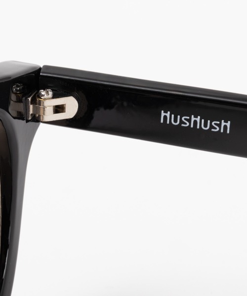 HusHusH(ハッシュアッシュ)の「HusHusH ハッシュアッシュ ボストン型 サングラス(サングラス・レディース・クリア/ブラック/グレー系その他・フリー)」の10枚目の写真
