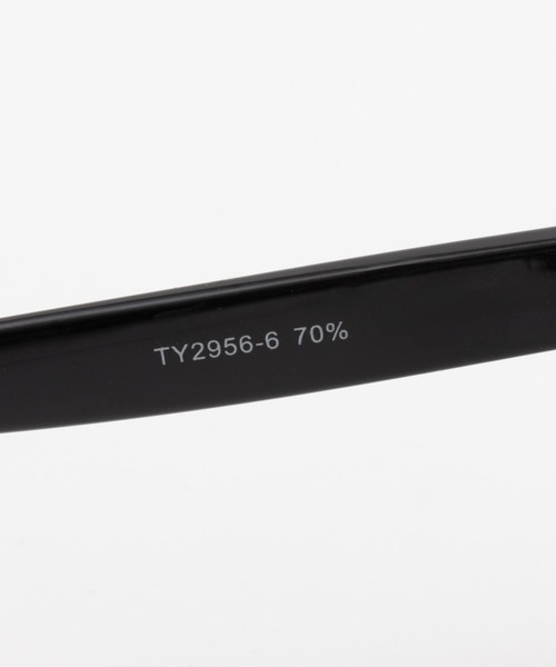 HusHusH(ハッシュアッシュ)の「HusHusH ハッシュアッシュ ボストン型 サングラス(サングラス・レディース・クリア/ブラック/グレー系その他・フリー)」の11枚目の写真