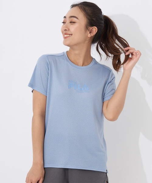 セール】【FILA/フィラ】レディースメッシュ半袖Tシャツ 速乾（T