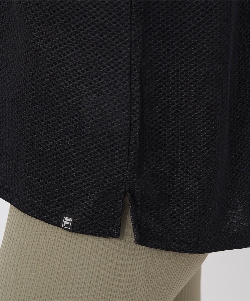 FILA(フィラ)の「【FILA/フィラ】レディースメッシュ半袖Tシャツ 速乾(Tシャツ/カットソー・レディース・グレー/ピンク/ブラック・X-LARGE/LARGE/MEDIUM)」の9枚目の写真