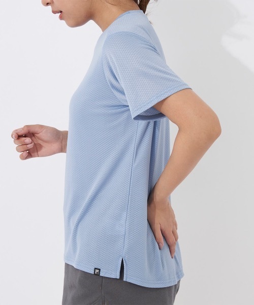 FILA(フィラ)の「【FILA/フィラ】レディースメッシュ半袖Tシャツ 速乾(Tシャツ/カットソー・レディース・グレー/ピンク/ブラック・X-LARGE/LARGE/MEDIUM)」の16枚目の写真