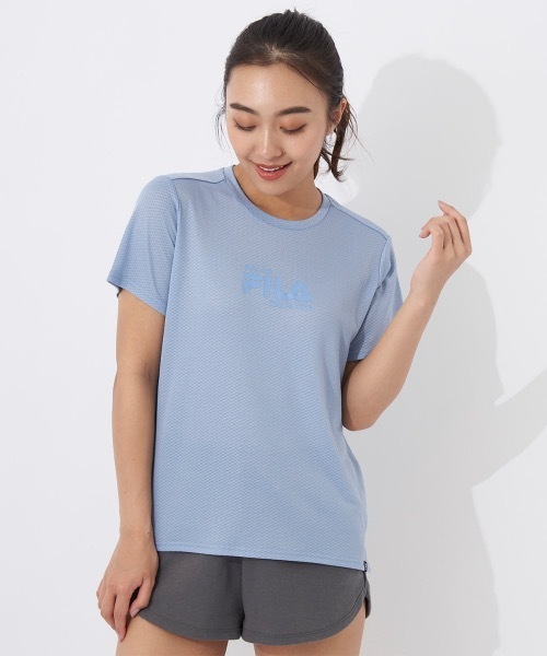 FILA(フィラ)の「【FILA/フィラ】レディースメッシュ半袖Tシャツ 速乾(Tシャツ/カットソー・レディース・グレー/ピンク/ブラック・X-LARGE/LARGE/MEDIUM)」の20枚目の写真