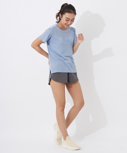FILA(フィラ)の「【FILA/フィラ】レディースメッシュ半袖Tシャツ 速乾(Tシャツ/カットソー・レディース・グレー/ピンク/ブラック・X-LARGE/LARGE/MEDIUM)」の22枚目の写真