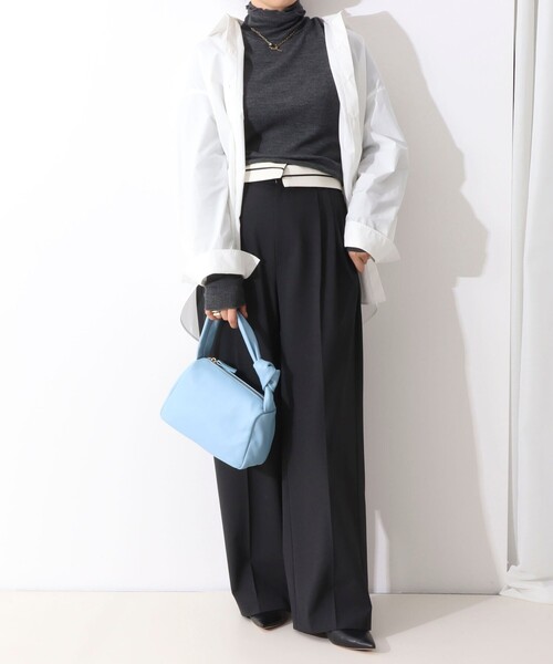 NOLLEY’S（ノーリーズ）の「ワンハンドルムスビバッグ（ショルダーバッグ・レディース・イエロー/サックスブルー/ブラック・FREE）」の6枚目の写真