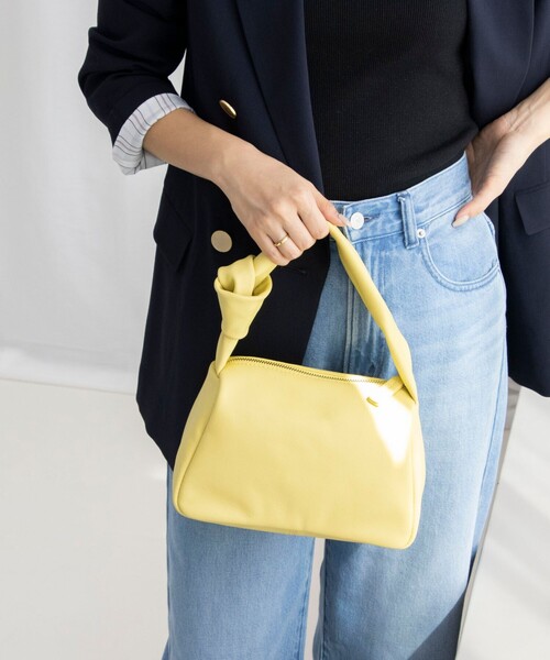NOLLEY’S（ノーリーズ）の「ワンハンドルムスビバッグ（ショルダーバッグ・レディース・イエロー/サックスブルー/ブラック・FREE）」の14枚目の写真
