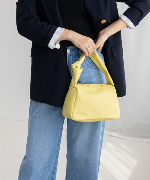 NOLLEY’S（ノーリーズ）の「ワンハンドルムスビバッグ（ショルダーバッグ・レディース・イエロー/サックスブルー/ブラック・FREE）」の17枚目の写真