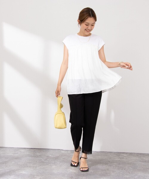 NOLLEY’S（ノーリーズ）の「ワンハンドルムスビバッグ（ショルダーバッグ・レディース・イエロー/サックスブルー/ブラック・FREE）」の9枚目の写真