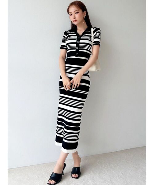 RESEXXY（リゼクシー）の「5分袖ショートカーディガン【セットアップ着用可能】（カーディガン/ボレロ・レディース・レッド/その他1/ブルー/ブラック・FREE）」の5枚目の写真