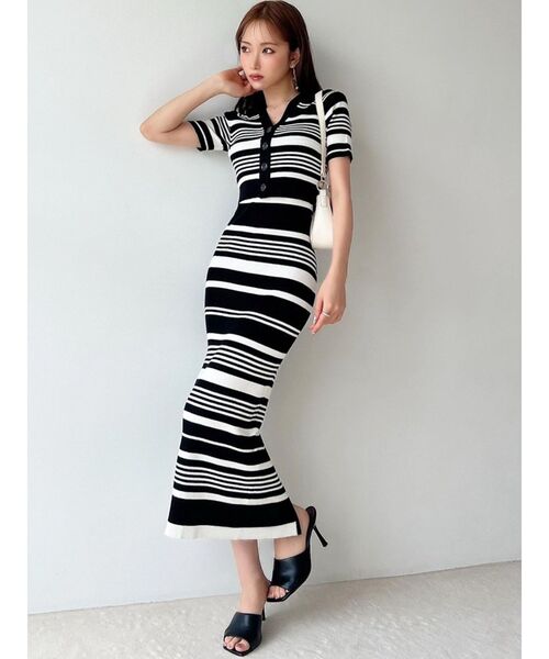 RESEXXY（リゼクシー）の「5分袖ショートカーディガン【セットアップ着用可能】（カーディガン/ボレロ・レディース・レッド/その他1/ブルー/ブラック・FREE）」の6枚目の写真